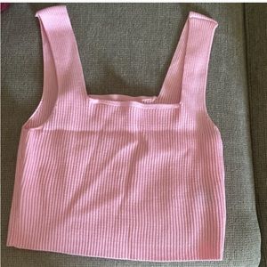 Shein light pink tank top